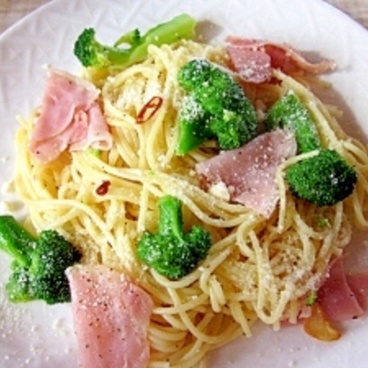 ブロッコリーと生ハムのパスタ レシピ 作り方 By アルプスの乙女 楽天レシピ ブロッコリーと生ハムのパスタ レシピ 作り方 By アルプスの乙女 楽天レシピ